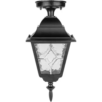 Потолочный светильник уличный IP44 Oasis Light QUADRO M lead GLASS 79905MAlgW Bl в фиде фонаря