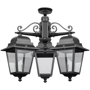 Потолочный светильник уличный IP44 Oasis Light QUADRO L 79970LA/3 Bl в фиде фонаря