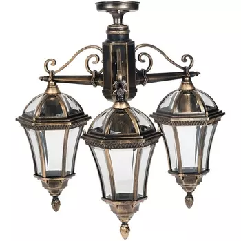 Потолочный светильник уличный IP44 Oasis Light ROMA S 95270SA/3 Gb в фиде фонаря