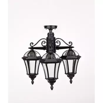 Потолочный светильник уличный IP44 Oasis Light ROMA S 95270SA/3 Bl в фиде фонаря