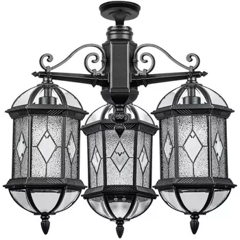 Потолочный светильник уличный IP44 Oasis Light SORENTO 92670A 3 cover Bl в фиде фонаря