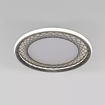 Потолочный светодиодный светильник круглый Eurosvet Parafe 40023/1 LED серый