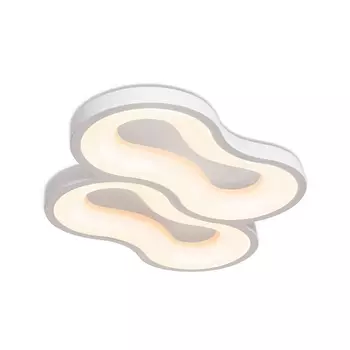 Потолочный светодиодный светильник с пультом FG2112 WH 96W D400*280 (Ambrella)