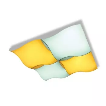 Потолочный светодиодный светильник с пультом WH 128W D480*480 Ambrella Parus FP2354