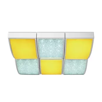 Потолочный светодиодный светильник с пультом FS1510 WH/SD 144W D540*540 (Ambrella)