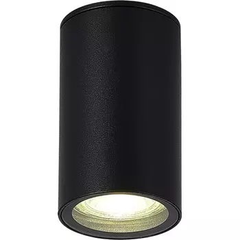 Потолочный уличный светильник IP65 ST-Luce Tubo SL9010.412.01 черный/белый GU10 1*50W ST Luce