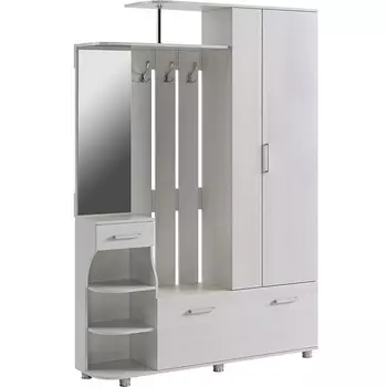 Прихожая Барселона-2, цвет белый рамух Mebelson (арт.PR-0017.1747)