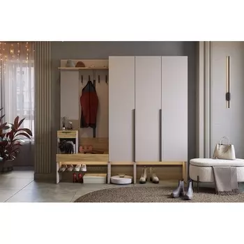 Прихожая "Баско К11" Mebelson (ЛДСП/Дуб золотой) арт.ПК11Баско.3369