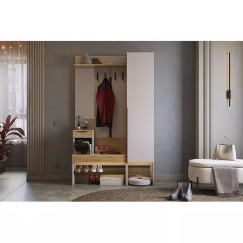 Прихожая "Баско К3" Mebelson (ЛДСП/Дуб золотой) арт.ПК03Баско.3369