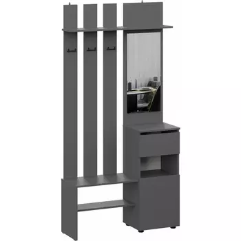 Прихожая Woodville Сибити графит серый арт.582748