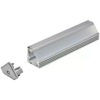 Профиль 19х19мм алюминиевый угловой встраиваемый с рассеивателем Image ALP.590.75