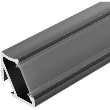 Профиль ALM-V60-2020 ANOD Black (Arlight, Алюминий) 026694(1)