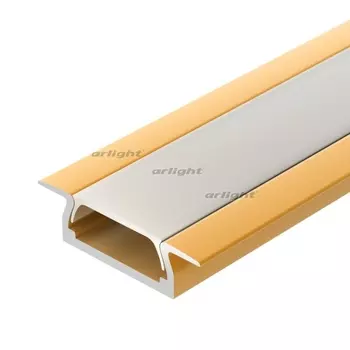 Профиль MIC-F-2000 ANOD Gold Light (Алюминий) 017648 (Arlight)