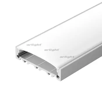 Профиль с экраном ALU-SUPER-H10-2000 ANOD+FROST (Алюминий) Arlight 014865
