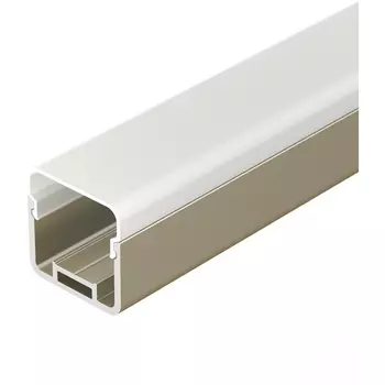 Профиль с экраном LINE-D-3030-2000 SQUARE OLIVE GREY+OPAL (Arlight, Алюминий) 055097