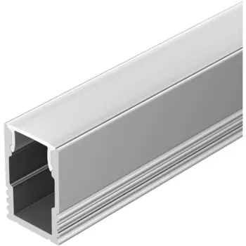 Профиль с экраном SL-MINI-8-H12-2000 ANOD+OPAL (Arlight, Алюминий) 036833