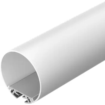 Профиль с экраном SL-ROUND-D60-2500 ANOD+OPAL (Arlight, Алюминий) 020474