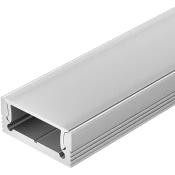 Профиль с экраном SL-SLIM-H7-2000 ANOD+OPAL (Arlight, Алюминий) 036834