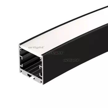 Профиль SL-ARC-3535-D1500-A45 BLACK (590мм, дуга 1 из 8) (Arlight, Алюминий) 025522