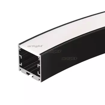 Профиль SL-ARC-3535-D800-A45 BLACK (320мм, дуга 1 из 8) (Алюминий) 027640 (Arlight)