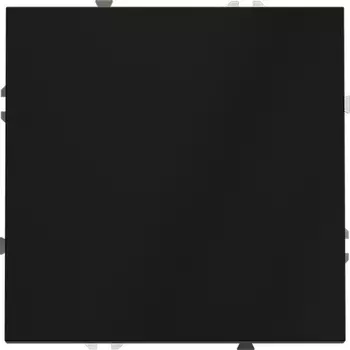 Проходной переключатель одноклавишный (черный матовый) Voltum S70 VLS010308