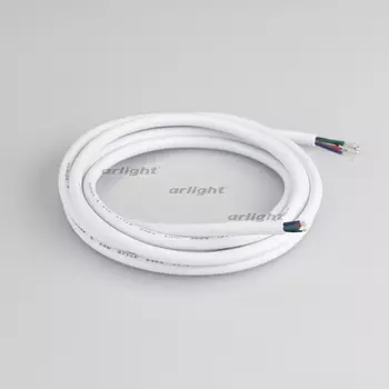 Провод питания ARL-МУНLIGHT-20AWG-4W-D6-CU-2000 White (Arlight, Закрытый) 028125