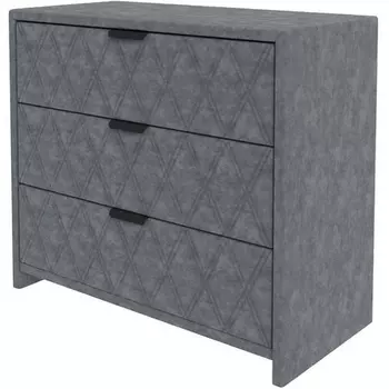 PROxSON Комод Side (Ткань: Велюр Gratta 4 Серый космос) 94x45