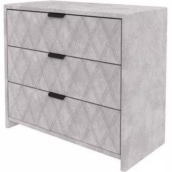 PROxSON Комод Side (Ткань: Велюр Лофти Серый) 94x45