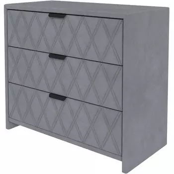 PROxSON Комод Side (Ткань: Велюр Monopoly Британский серый (996)) 94x45