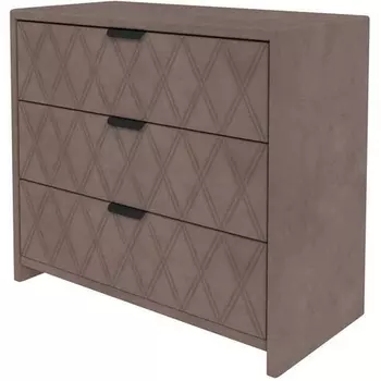 PROxSON Комод Side (Ткань: Велюр Monopoly Горячий шоколад (237)) 94x45