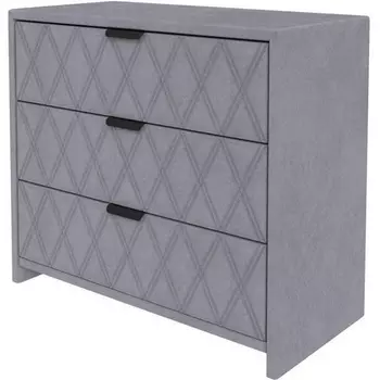 PROxSON Комод Side (Ткань: Велюр Teddy Мокрый асфальт) 94x45