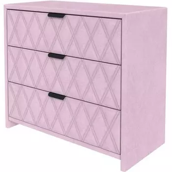 PROxSON Комод Side (Ткань: Велюр Teddy Розовый фламинго) 94x45