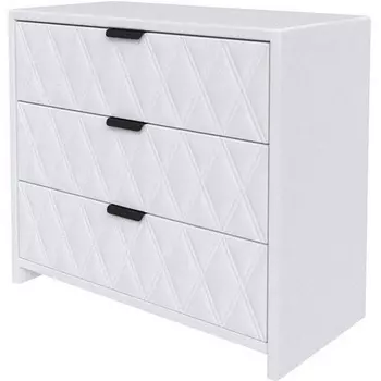 PROxSON Комод Side (Ткань: Велюр Teddy Снежный) 94x45