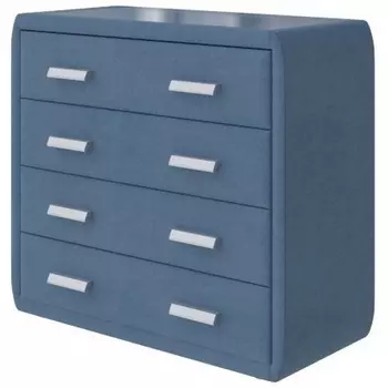 PROxSON Комод Soft Mebel (Ткань: Рогожка Тетра Голубой) 101x48