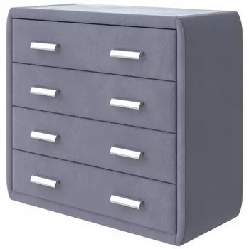 PROxSON Комод Soft Mebel (Ткань: Велюр Casa Благородный серый) 101x48