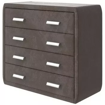 PROxSON Комод Soft Mebel (Ткань: Велюр Casa Кофейный) 101x48