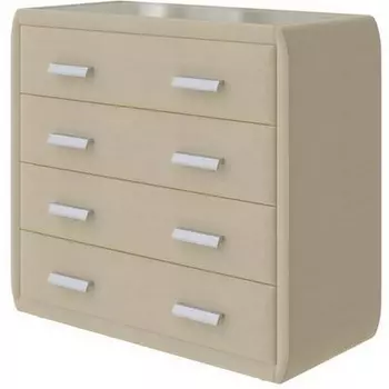 PROxSON Комод Soft Mebel (Ткань: Велюр Forest 726 Светло-бежевый) 101x48