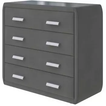 PROxSON Комод Soft Mebel (Ткань: Велюр Forest 17 Серый) 101x48