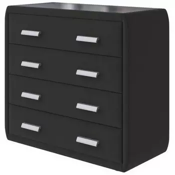 PROxSON Комод Soft Mebel (Ткань: Велюр Forest 520 Темно-серый) 101x48