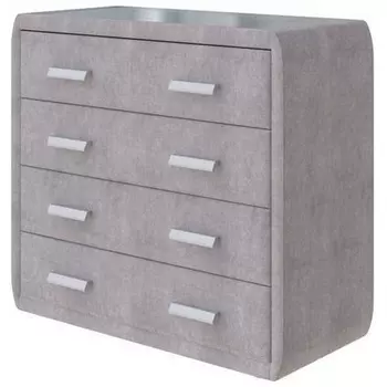 PROxSON Комод Soft Mebel (Ткань: Велюр Лофти Серый) 101x48