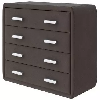 PROxSON Комод Soft Mebel (Ткань: Велюр Monopoly Горячий шоколад (237)) 101x48