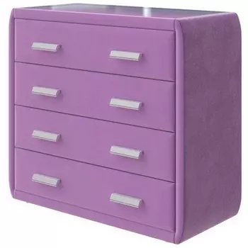 PROxSON Комод Soft Mebel (Ткань: Велюр Shaggy Lilac) 101x48