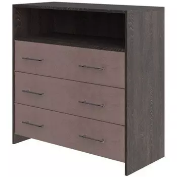 PROxSON Комод Свен (ЛДСП Кантербери+ткань Дуб Кантербери/Ultra Горячий шоколад) 90x40