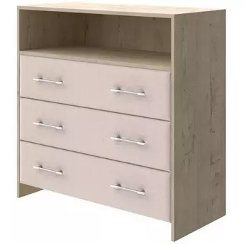 PROxSON Комод Varna (ЛДСП Бунратти+ткань Бунратти/Ultra Суфле) 90x40