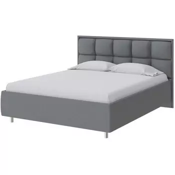 PROxSON Кровать Chessy без основания (Ткань: Рогожка Savana Grey (серый)) 200x190