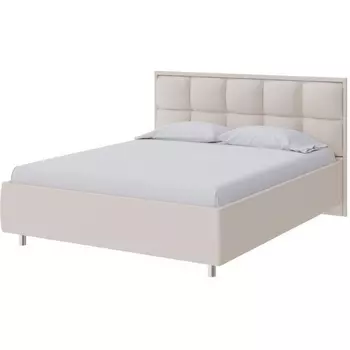 PROxSON Кровать Chessy без основания (Ткань: Рогожка Savana Milk (молочный)) 200x190