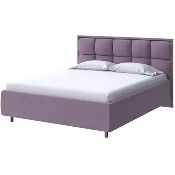 PROxSON Кровать Chessy без основания (Ткань: Велюр Ultra Сливовый) 200x200