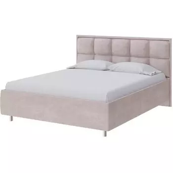 PROxSON Кровать Chessy без основания (Ткань: Велюр Лофти Бежевый) 200x190