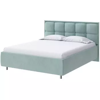 PROxSON Кровать Chessy без основания (Ткань: Велюр Monopoly Мятный лёд (670)) 200x200
