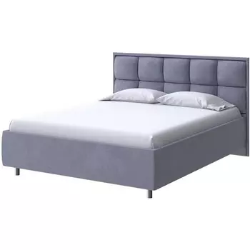 PROxSON Кровать Chessy без основания (Ткань: Велюр Casa Благородный серый) 200x200